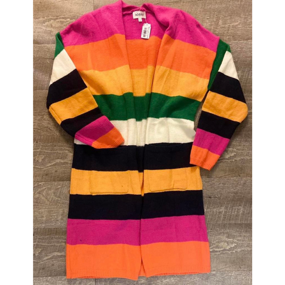 ADORA Sweaters - Women's Adori Long Cardigan Sweater, Size S, Multicolor